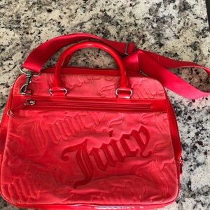 Red juicy couture computer case